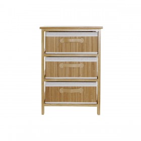 Cassettiera DKD Home Decor Naturale Bambù Legno di paulownia 42 x 32 x 63 cm