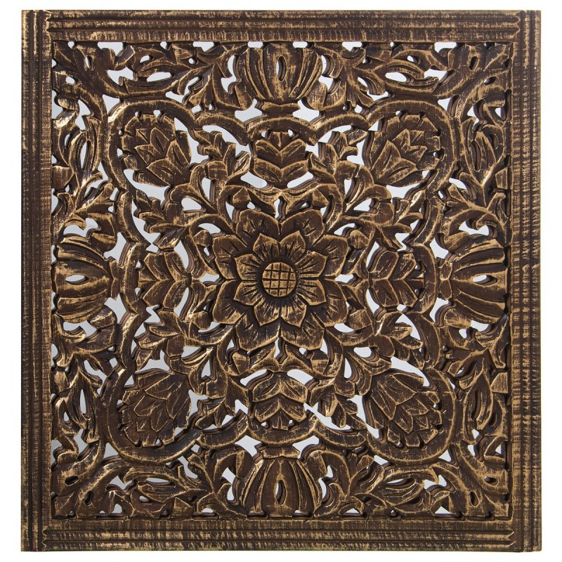Altare decorativo Alexandra House Living Marrone Legno 6 x 94 x 95 cm