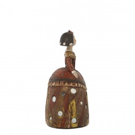 Statua Decorativa Alexandra House Living Menina Acrilico Plastica Melammina 12 x 8 x 17 cm