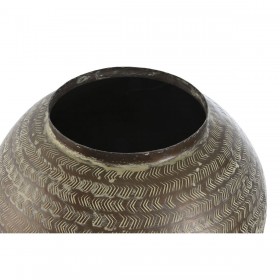 Vaso Home ESPRIT Verde Alluminio 40 x 40 x 49 cm