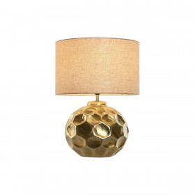 Lampada da tavolo Home ESPRIT Bronce Alluminio 50 W 220 V 40 x 40 x 54 cm