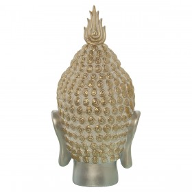 Busto Alexandra House Living Plastica Dorato Buddha 19 x 19 x 35 cm