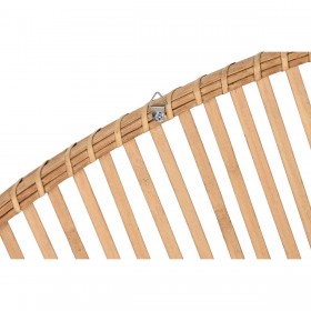 Testiera del Letto Home ESPRIT Marrone Chiaro Bambù Fibra 150 x 2 x 80 cm