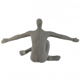 Statua Decorativa Home ESPRIT Grigio 57 x 19,5 x 26,8 cm