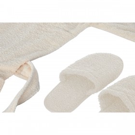 Accappatoio Home ESPRIT Crema Cotone Uomo