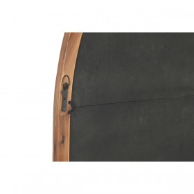 Specchio da parete Home ESPRIT Naturale Cristallo Abete Specchio Neoclassico Finestra 150 x 3,5 x 186 cm