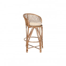 Sgabello Home ESPRIT Naturale 55 x 50 x 100 cm