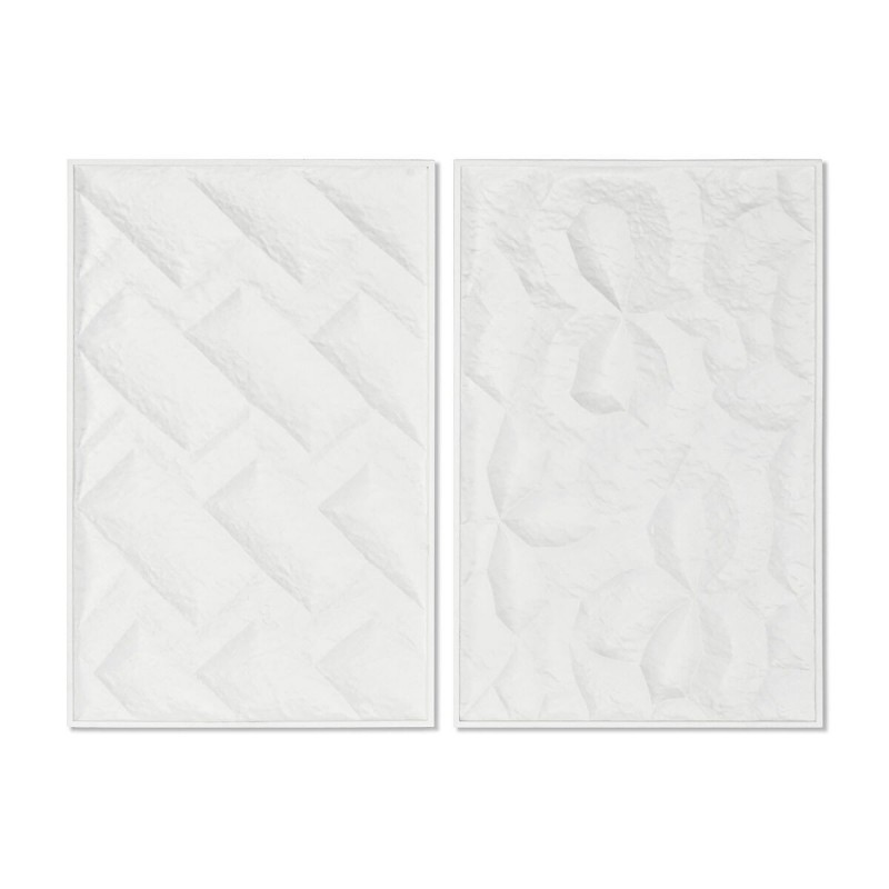 Quadro Home ESPRIT Moderno Con rilievo 58,5 x 4 x 92,5 cm (2 Unità)