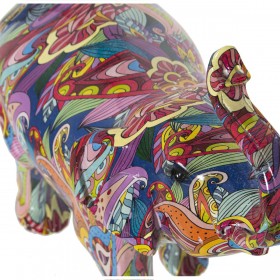 Statua Decorativa Alexandra House Living Multicolore Plastica Elefante 14 x 30 x 28 cm