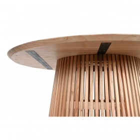 Tavolo da Pranzo Home ESPRIT Naturale legno di mindi 150 x 150 x 75 cm