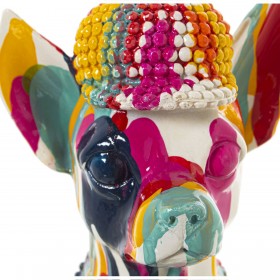 Statua Decorativa Alexandra House Living Multicolore Plastica Cane Pittura 16 x 13 x 30 cm