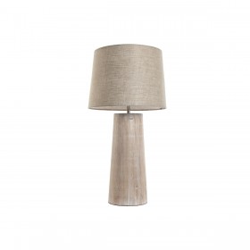 Lampada da tavolo Home ESPRIT Naturale Legno di mango 50 W 220 V 35 x 35 x 69 cm