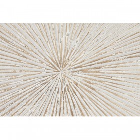 Decorazione da Parete Home ESPRIT Bianco Indiano Finitura invecchiata 120 x 5 x 120 cm