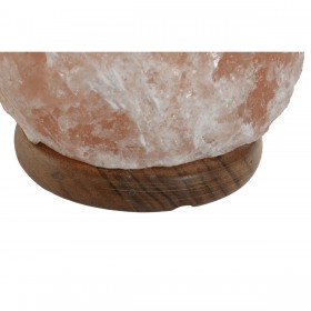 Lampada da tavolo Home ESPRIT Rosa Esci Legno di mango 15 W 220 V 17 x 14 x 35 cm