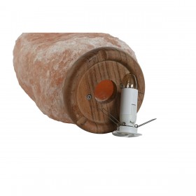 Lampada da tavolo Home ESPRIT Rosa Esci Legno di mango 15 W 220 V 17 x 14 x 35 cm