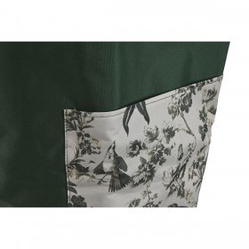 Sacchetto di rifiuti da giardino Home ESPRIT Bianco Verde Cotone 40 x 40 x 60 cm