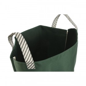 Sacchetto di rifiuti da giardino Home ESPRIT Bianco Verde Cotone 40 x 40 x 60 cm