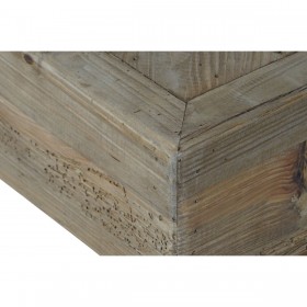 Tavolino da Caffè Home ESPRIT Marrone Legno di pino 100 x 100 x 36 cm