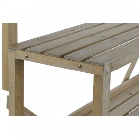 Scaffale Home ESPRIT Nero Lavagna Legno di abete 98 x 68 x 192 cm