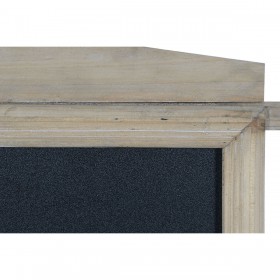 Scaffale Home ESPRIT Nero Lavagna Legno di abete 98 x 68 x 192 cm