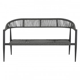 Divano da Giardino Home ESPRIT Alluminio 131 x 55 x 76 cm