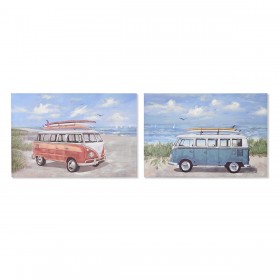 Quadro Home ESPRIT Furgone Mediterraneo 120 x 3 x 80 cm (2 Unità)