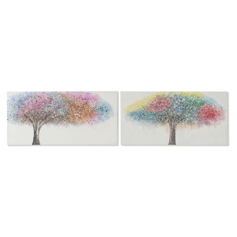 Quadro Home ESPRIT Albero Moderno 120 x 3 x 60 cm (2 Unità)