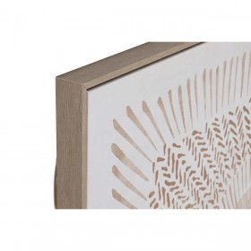 Quadro Home ESPRIT Mandala Scandinavo 100 x 4 x 100 cm (2 Unità)