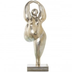 Statua Decorativa Alexandra House Living Plastica Ballerina 21 x 22 x 52 cm