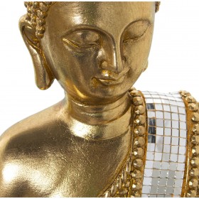 Statua Decorativa Alexandra House Living Dorato Plastica Buddha 18 x 30 x 40 cm