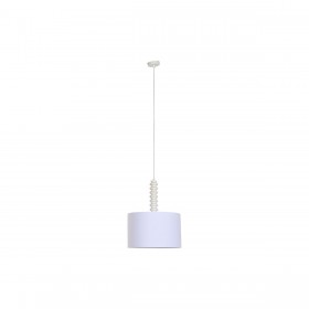 Lampadario Home ESPRIT Bianco Ferro 40 x 40 x 50 cm