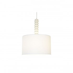 Lampadario Home ESPRIT Bianco Ferro 40 x 40 x 50 cm