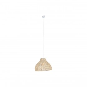 Lampadario Home ESPRIT Marrone Chiaro Metallo Corda 53 x 42 x 32 cm