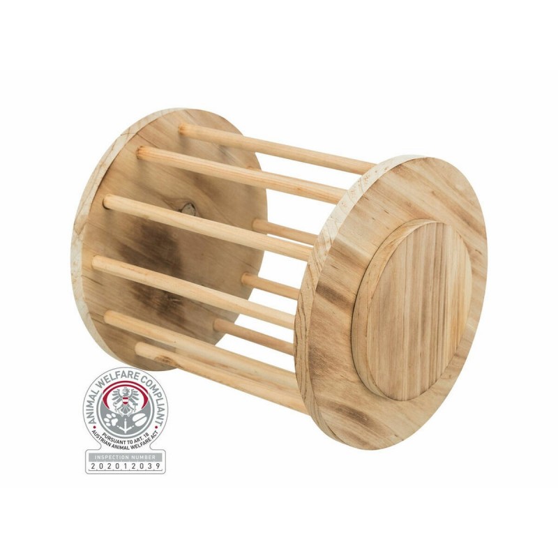 Giocattolo per Roditori Trixie Legno Ø 20 × 23 CM Marrone