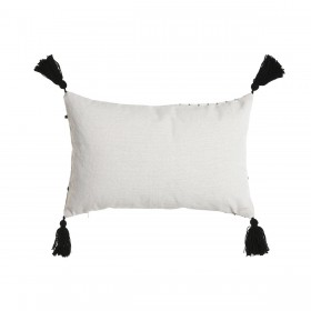Cuscino Home ESPRIT Bianco Nero Rombos 50 x 15 x 30 cm
