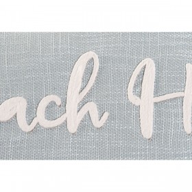Cuscino Home ESPRIT Beach Bianco Blu cielo Mediterraneo 60 x 10 x 35 cm