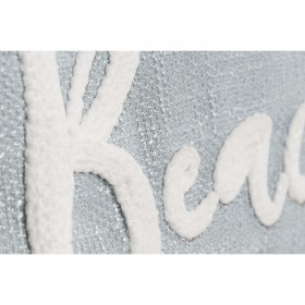 Cuscino Home ESPRIT Beach Bianco Blu cielo Mediterraneo 60 x 10 x 35 cm