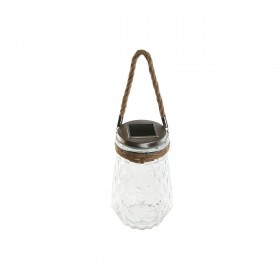 Decorazione luminosa Home ESPRIT Trasparente Argentato 11 x 11 x 18 cm