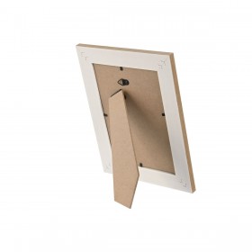 Cornice Portafoto Home ESPRIT Multicolore Alluminio Cristallo Legno MDF Scandi 16 x 2,8 x 21 cm (4 Unità)