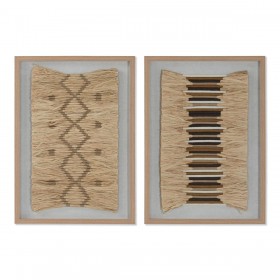 Quadro Home ESPRIT Moderno 50 x 3,5 x 70 cm (2 Unità)