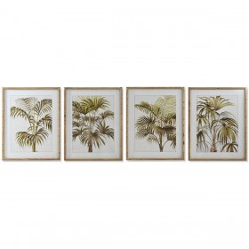 Quadro Home ESPRIT Palme Tropicale 55 x 2,5 x 70 cm (4 Unità)