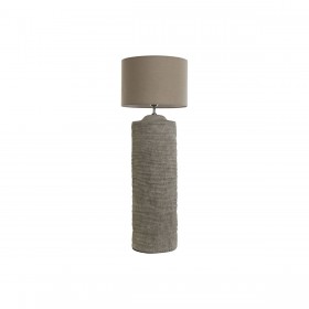 Lampada da tavolo Home ESPRIT Grigio Cemento 50 W 220 V 24 x 24 x 82 cm