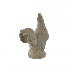 Statua Decorativa Home ESPRIT Grigio Gallina Finitura invecchiata 25 x 16 x 32 cm