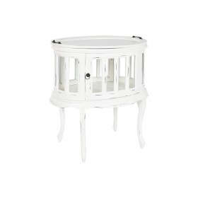 Carrello da Portata Home ESPRIT Bianco Legno 75 x 50 x 78 cm