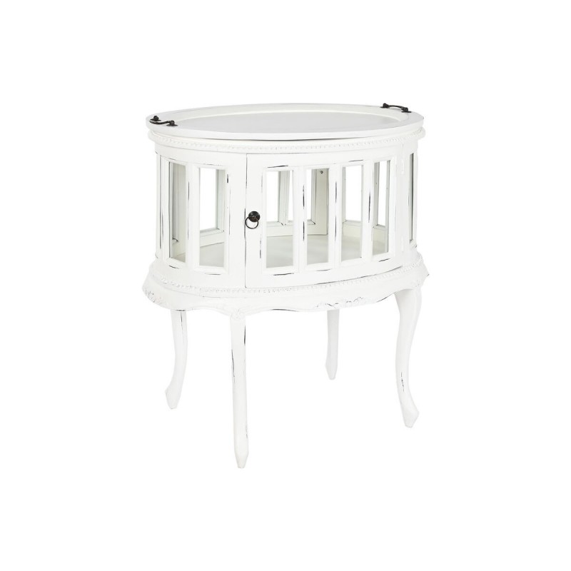 Carrello da Portata Home ESPRIT Bianco Legno 75 x 50 x 78 cm