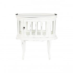 Carrello da Portata Home ESPRIT Bianco Legno 75 x 50 x 78 cm