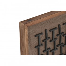 Quadro Home ESPRIT Moderno 40,2 x 4 x 40,2 cm (2 Unità)