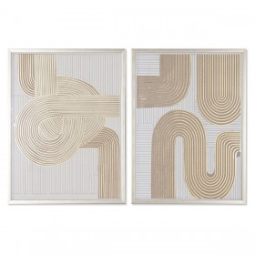 Quadro Home ESPRIT Moderno 62,3 x 3,6 x 82,5 cm (2 Unità)