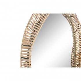 Specchio da parete Home ESPRIT Naturale Tropicale 61,5 x 7 x 117 cm