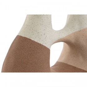 Vaso Home ESPRIT Tricolore Ceramica Astratto 24 x 11 x 21 cm
